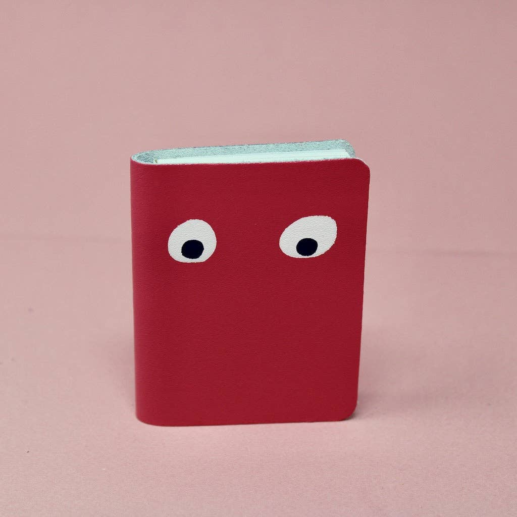 Favorite Story Ark Colour Design Googly Eye Mini Leather Notebook