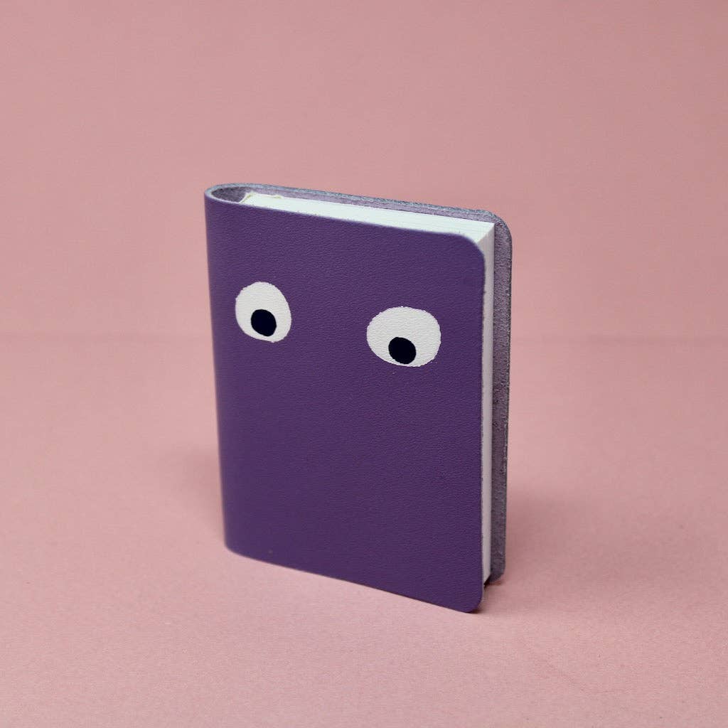 Favorite Story Ark Colour Design Googly Eye Mini Leather Notebook