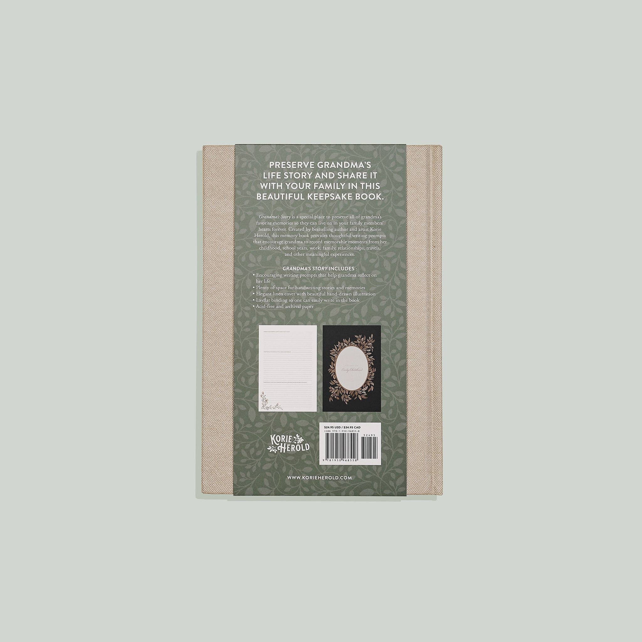 Favorite Story Paige Tate & Co. Grandma's Story: A Memory and Keepsake Journal for My Family