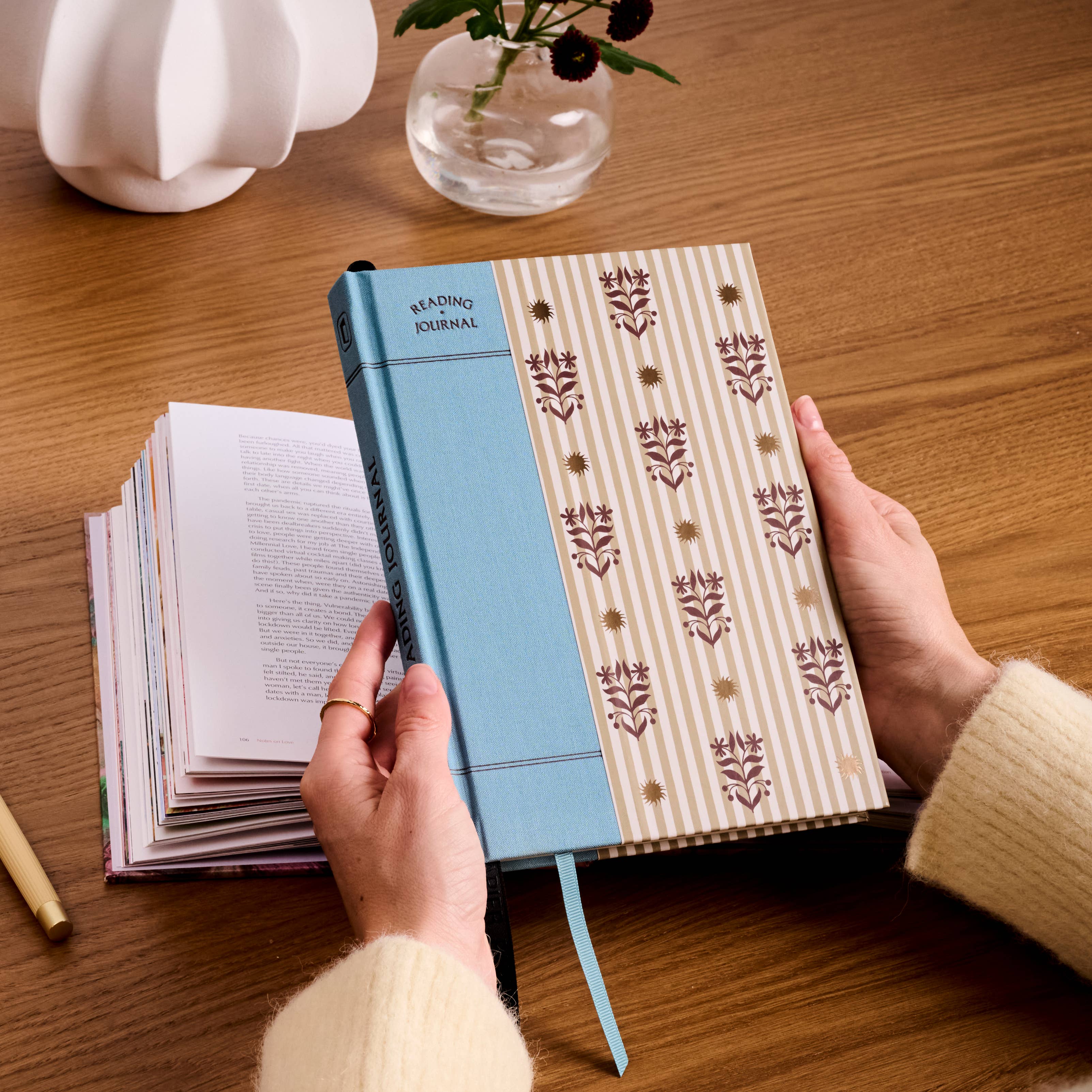 Favorite Story Papier Guided Reading Journal, A5 Fabric - Fleurs