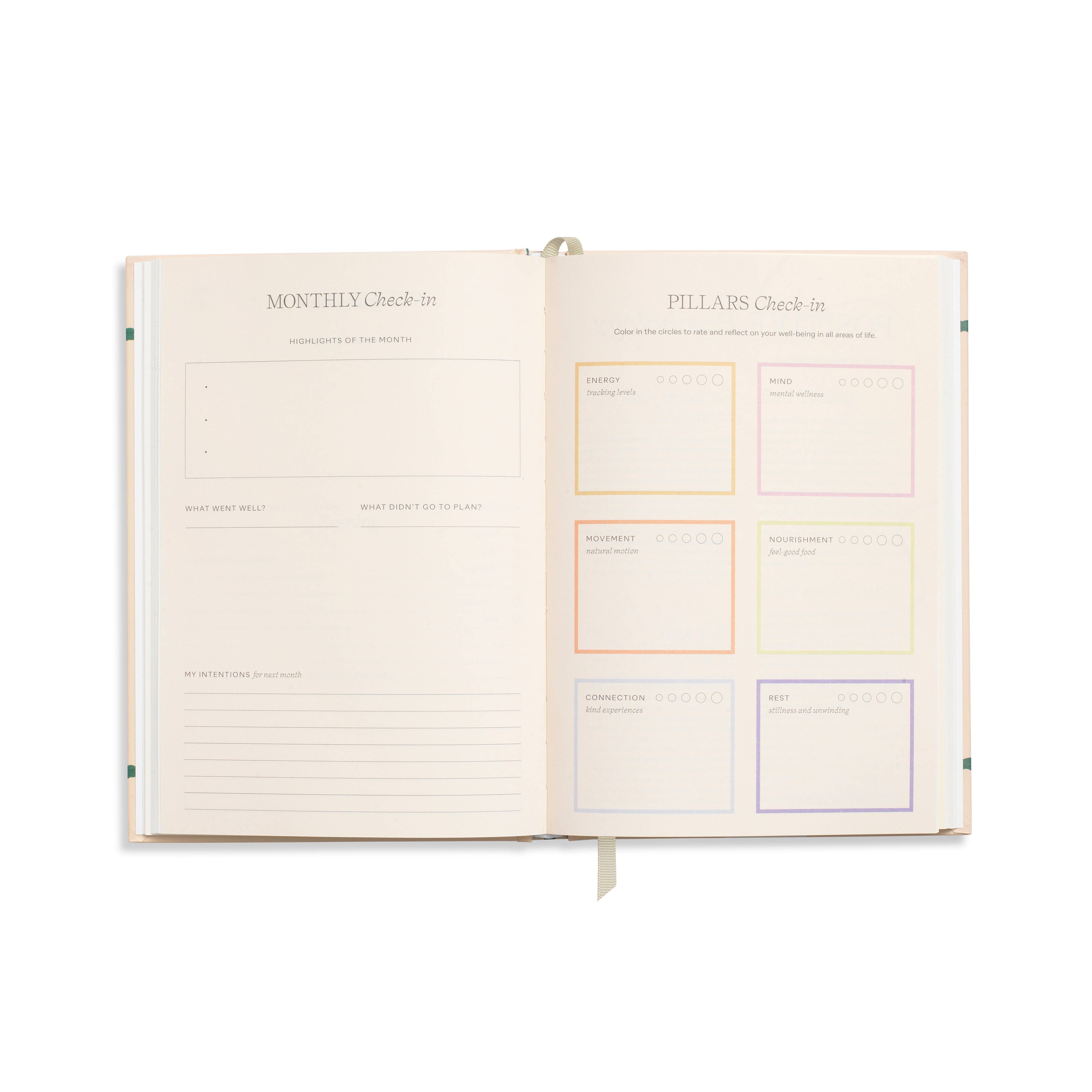 Favorite Story Papier Guided Wellness Journal, Foiled, A5 Hardcover - Fairy Flies