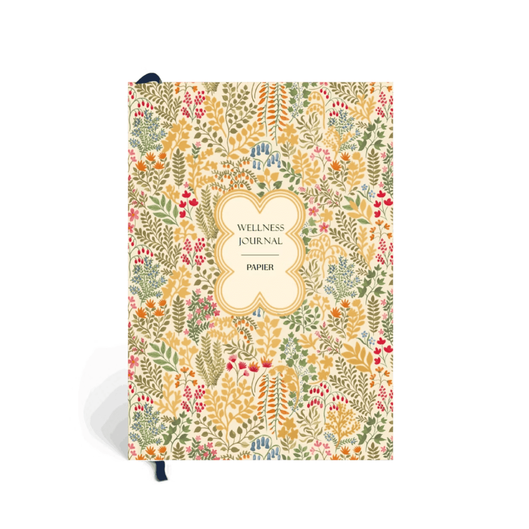 Favorite Story Papier Guided Wellness Journal, Foiled, A5 Hardcover - Fairy Flies