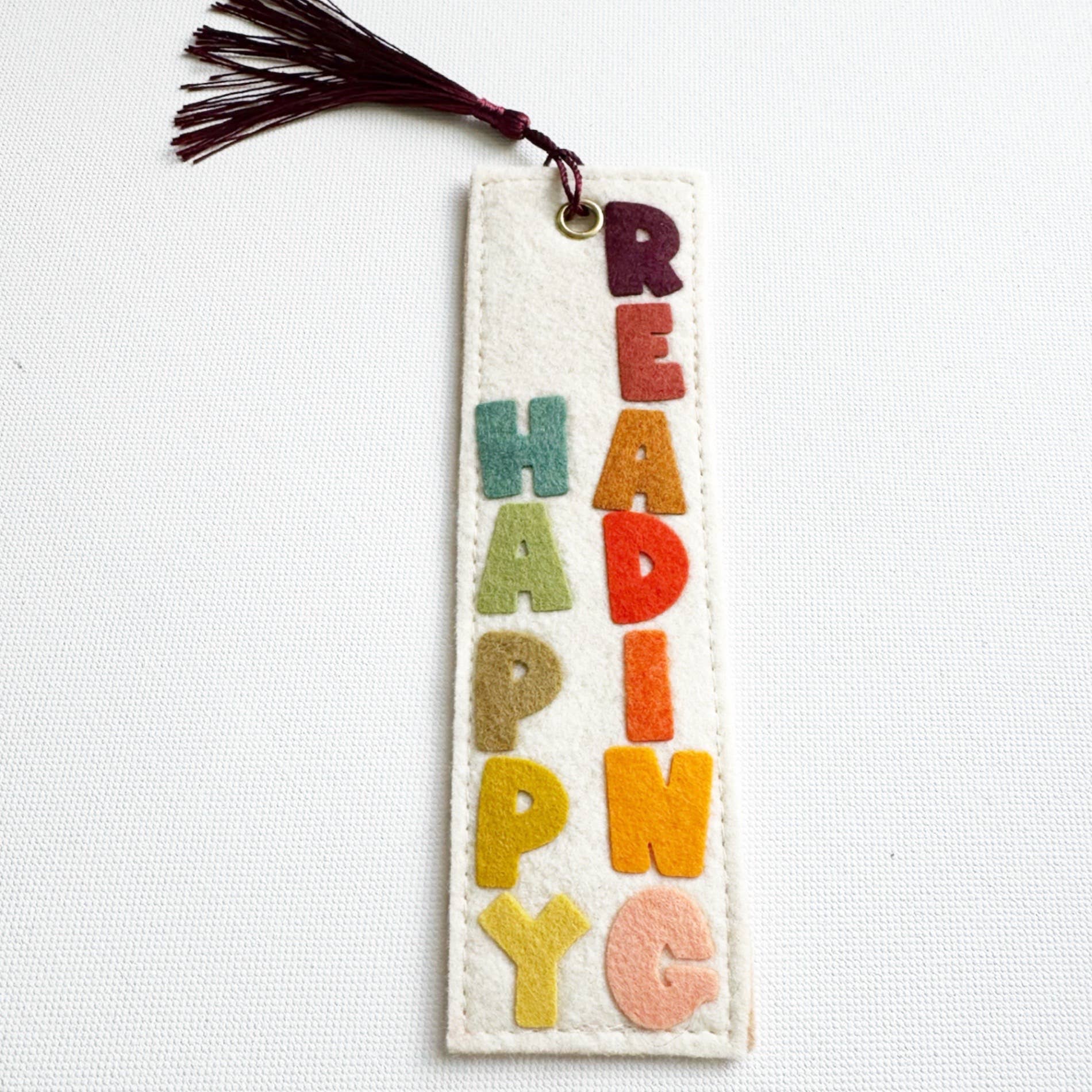 Favorite Story Milo & Mollie Happy Reading Felt Bookmark 