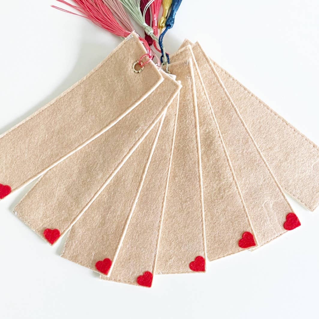 Favorite Story Milo & Mollie Happy Reading Felt Bookmark 