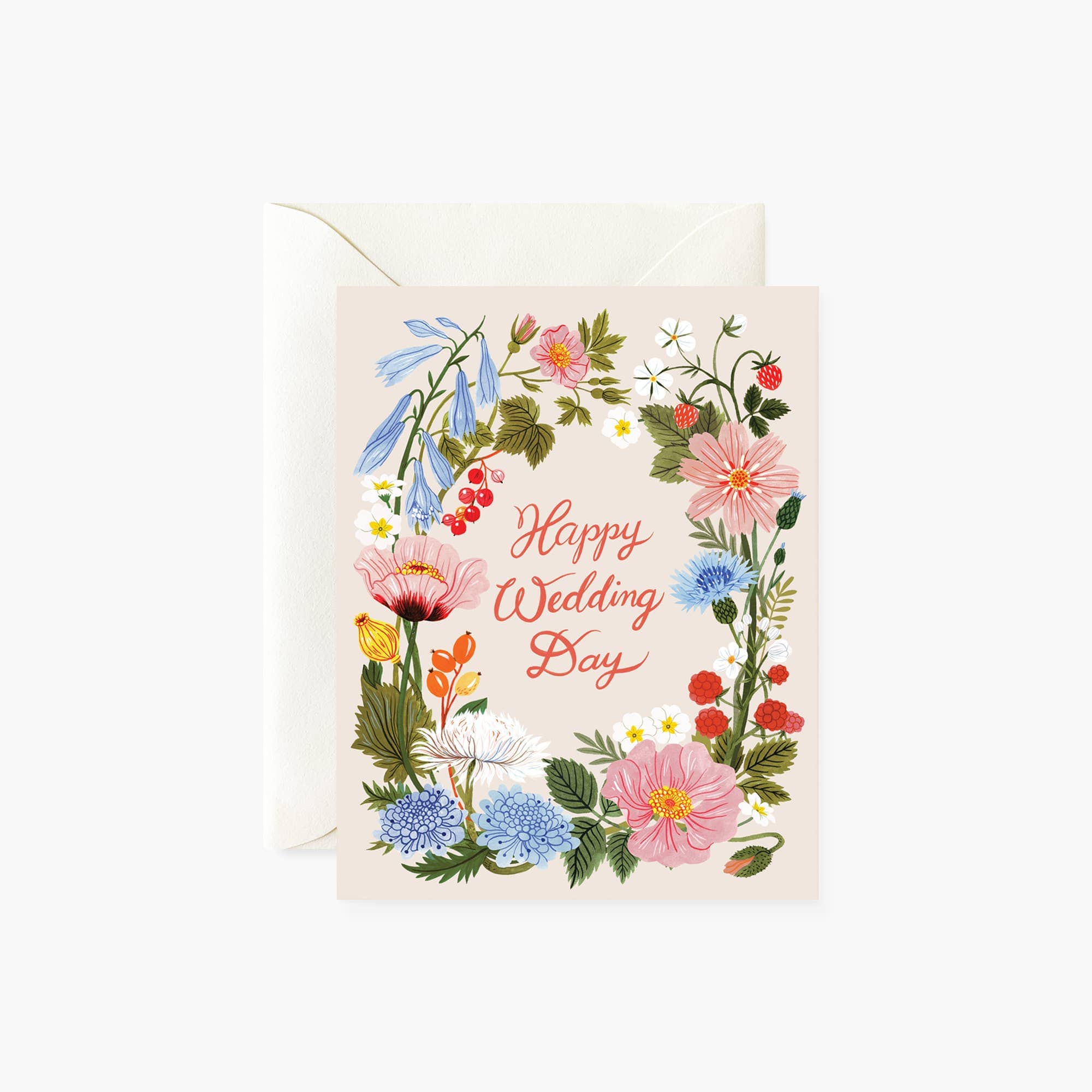 Favorite Story Botanica Paper Co. HAPPY WEDDING DAY | greeting card