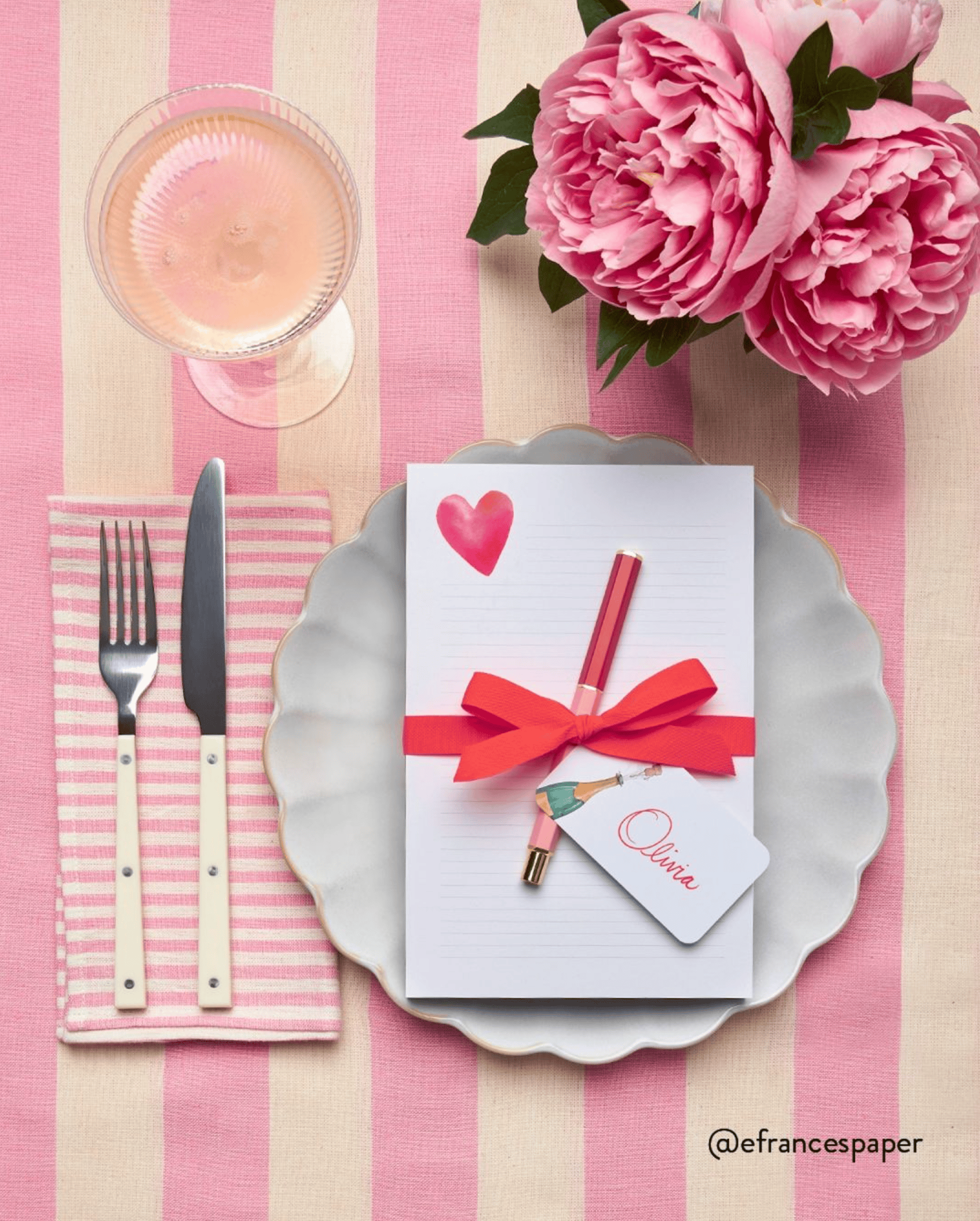 Favorite Story E. Frances Paper Heart Lined Notepad