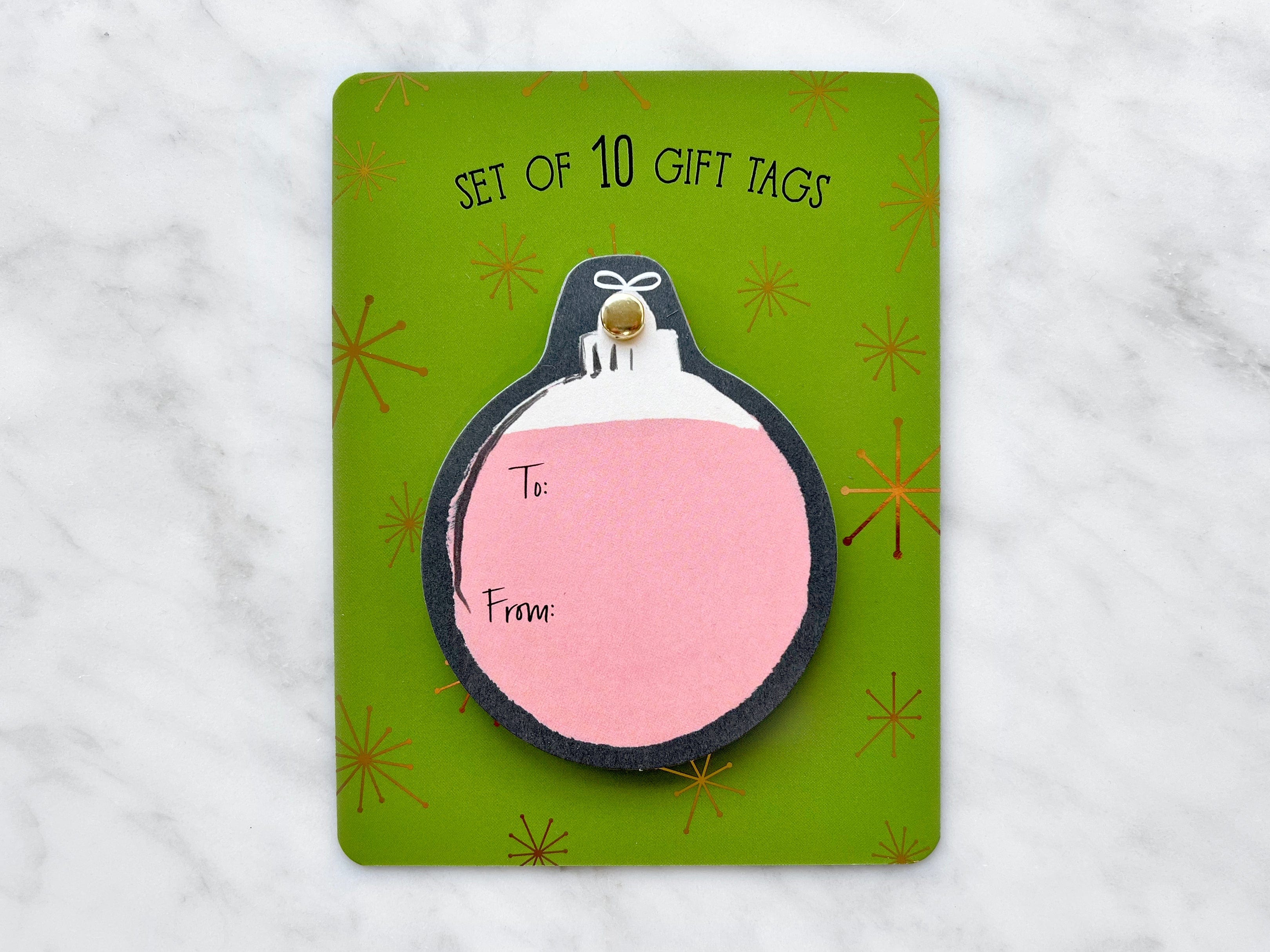 Favorite Story Gift Tags Set of 10 Holiday Ornament Die-Cut Gift Tags
