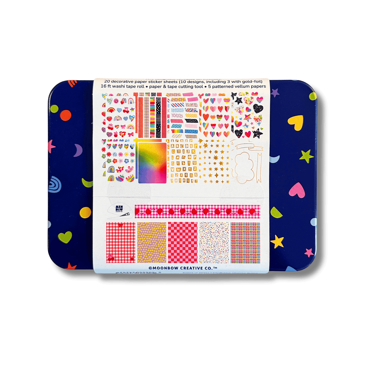 Favorite Story Moonbow Creative Co. Junk Journal Keepsake Travel Tin Artfelt Joy Edition