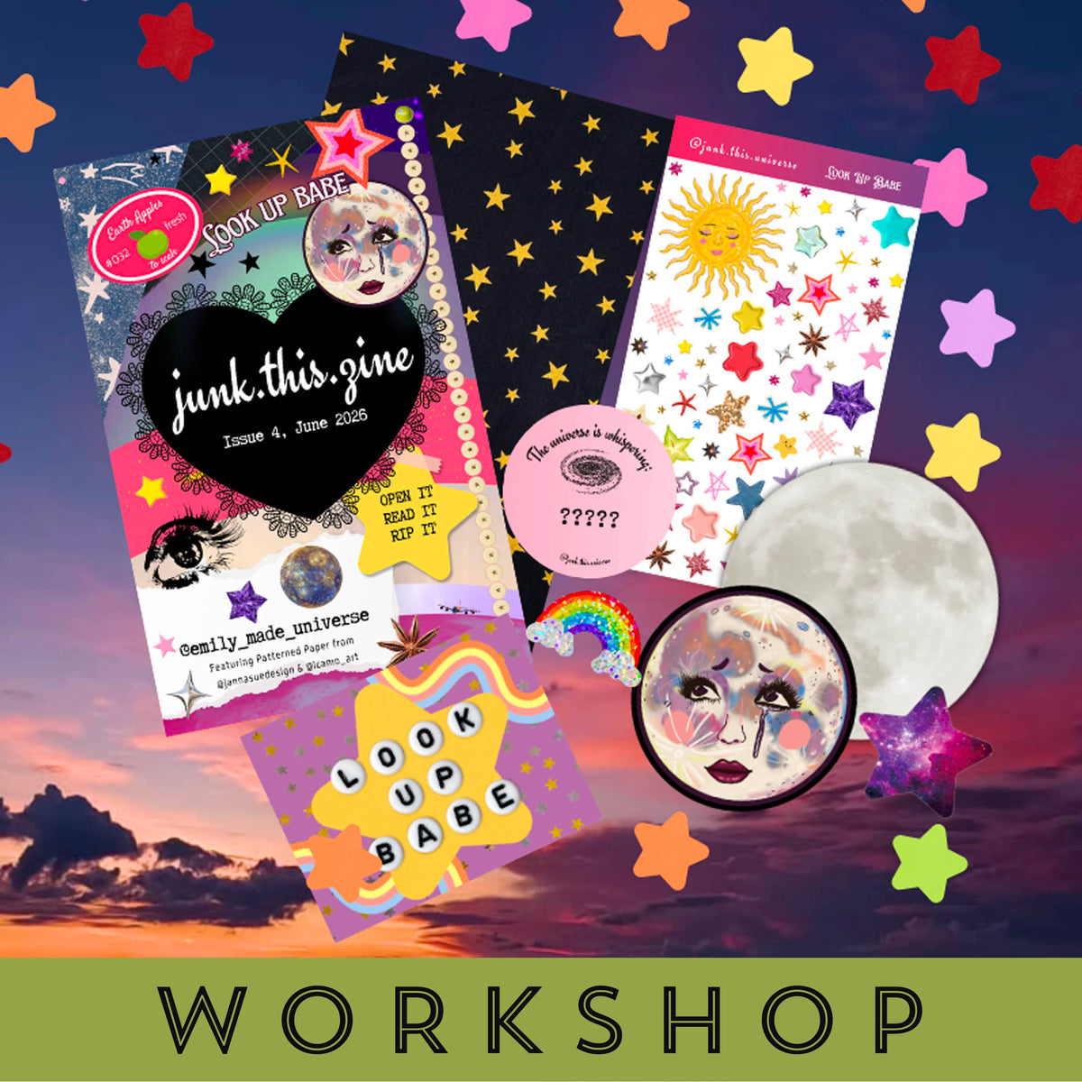 Favorite Story Workshop Watercolor Workshop Junk Journal Workshop - Flannel & Foliage Festival