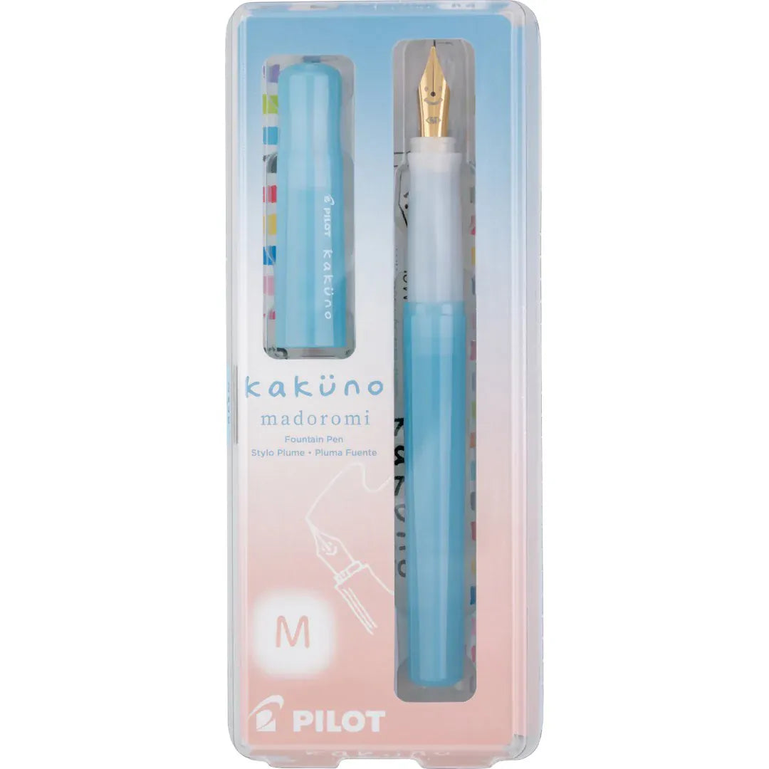 Favorite Story Fountain Pen Pilot Azure Sky KAKUNO FOUNTAIN PEN, MADOROMI Transluscent