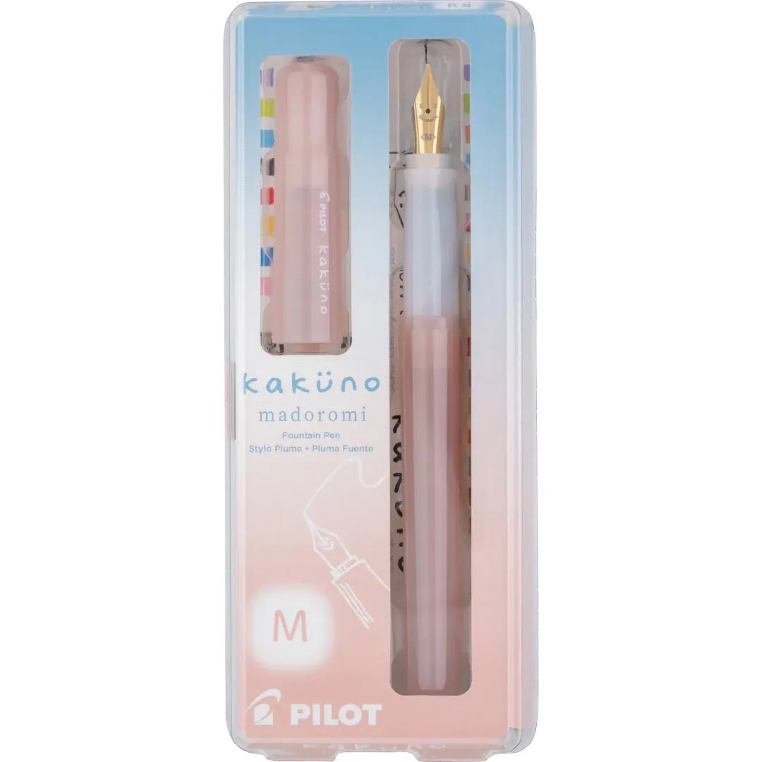 Favorite Story Fountain Pen Pilot Rosy Dusk KAKUNO FOUNTAIN PEN, MADOROMI Transluscent