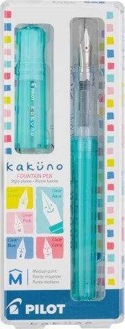 Favorite Story Fountain Pen Pilot Aqua Kakuno Fountain Pen, Medium Nib