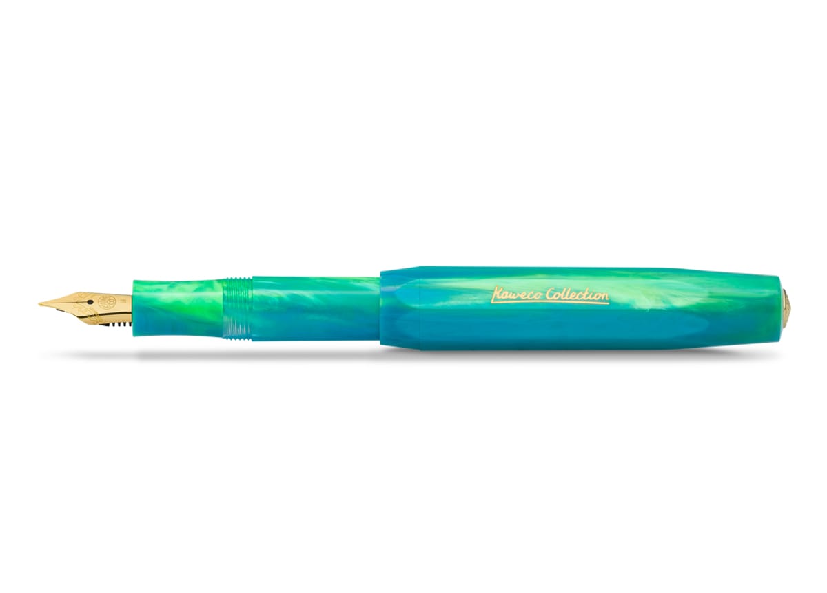 Favorite Story Fountain Pen Kaweco Marble Ocean / Fine Kaweco Collector's Edition Fountain Pen