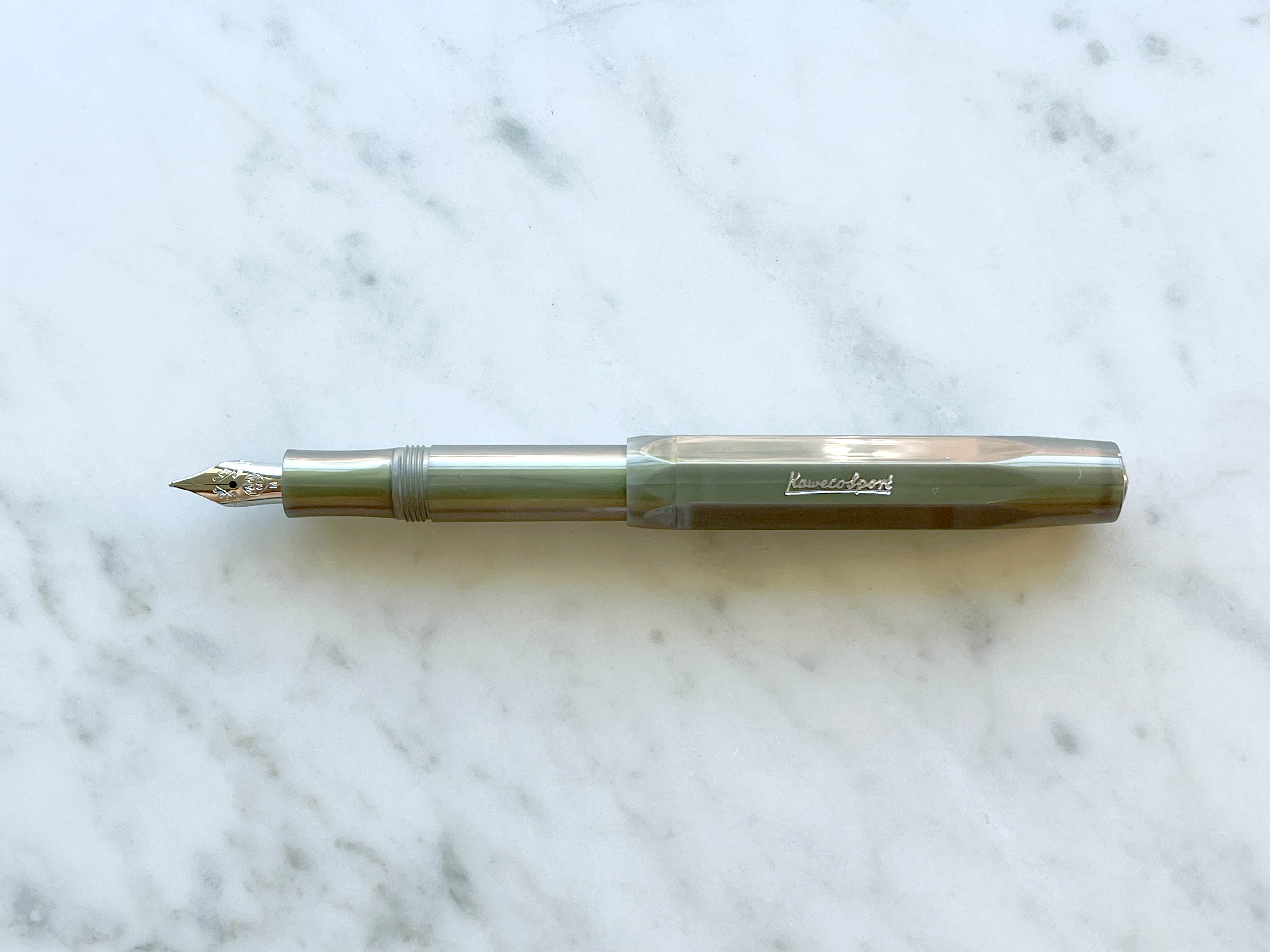 Favorite Story Fountain Pen Kaweco Lunar, Shadow Green / Fine Kaweco Sport Fountain Pen