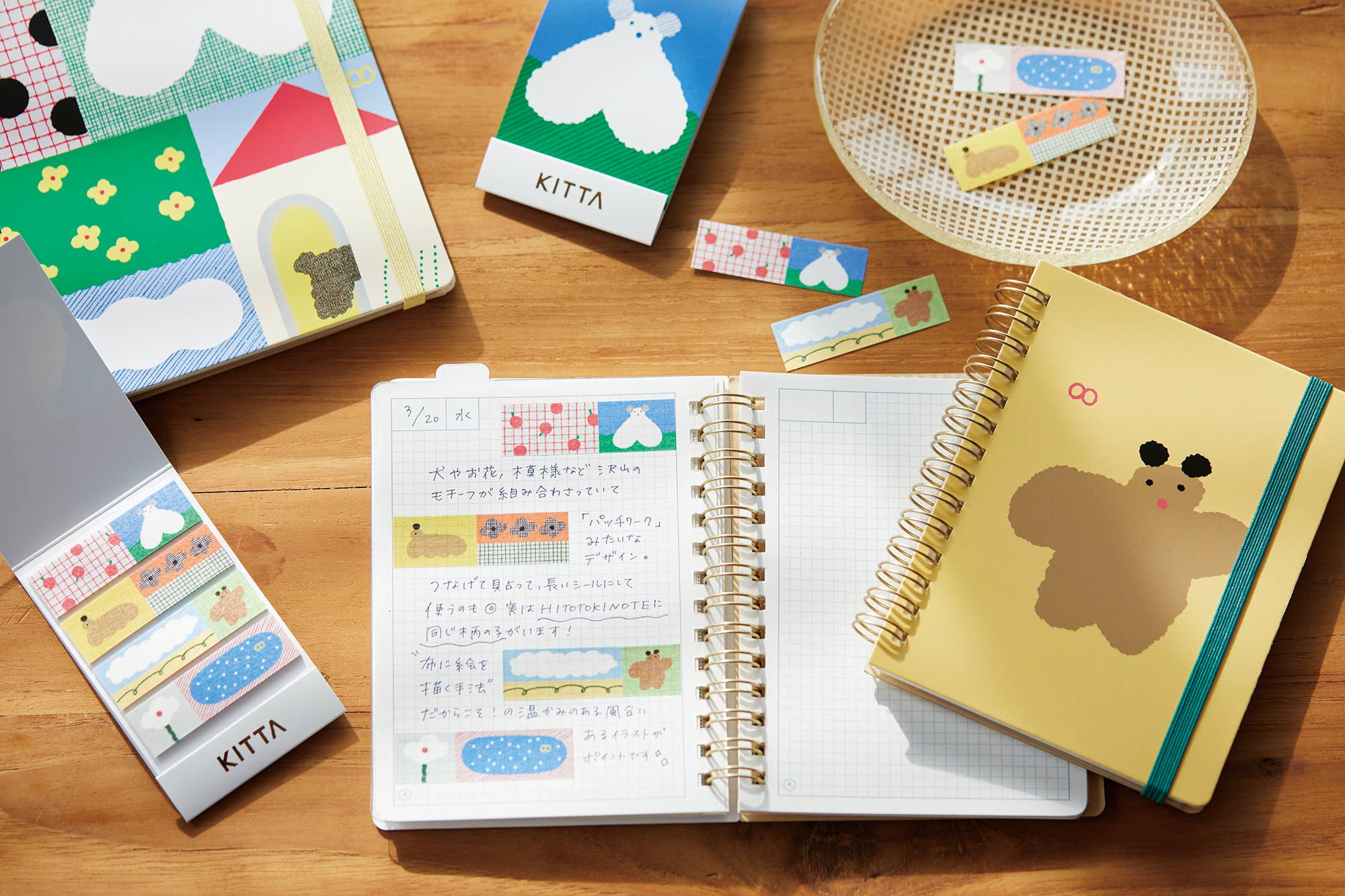 Favorite Story HITOTOKI by KING JIM KITTA Portable Washi Decorative Tape -Basic-