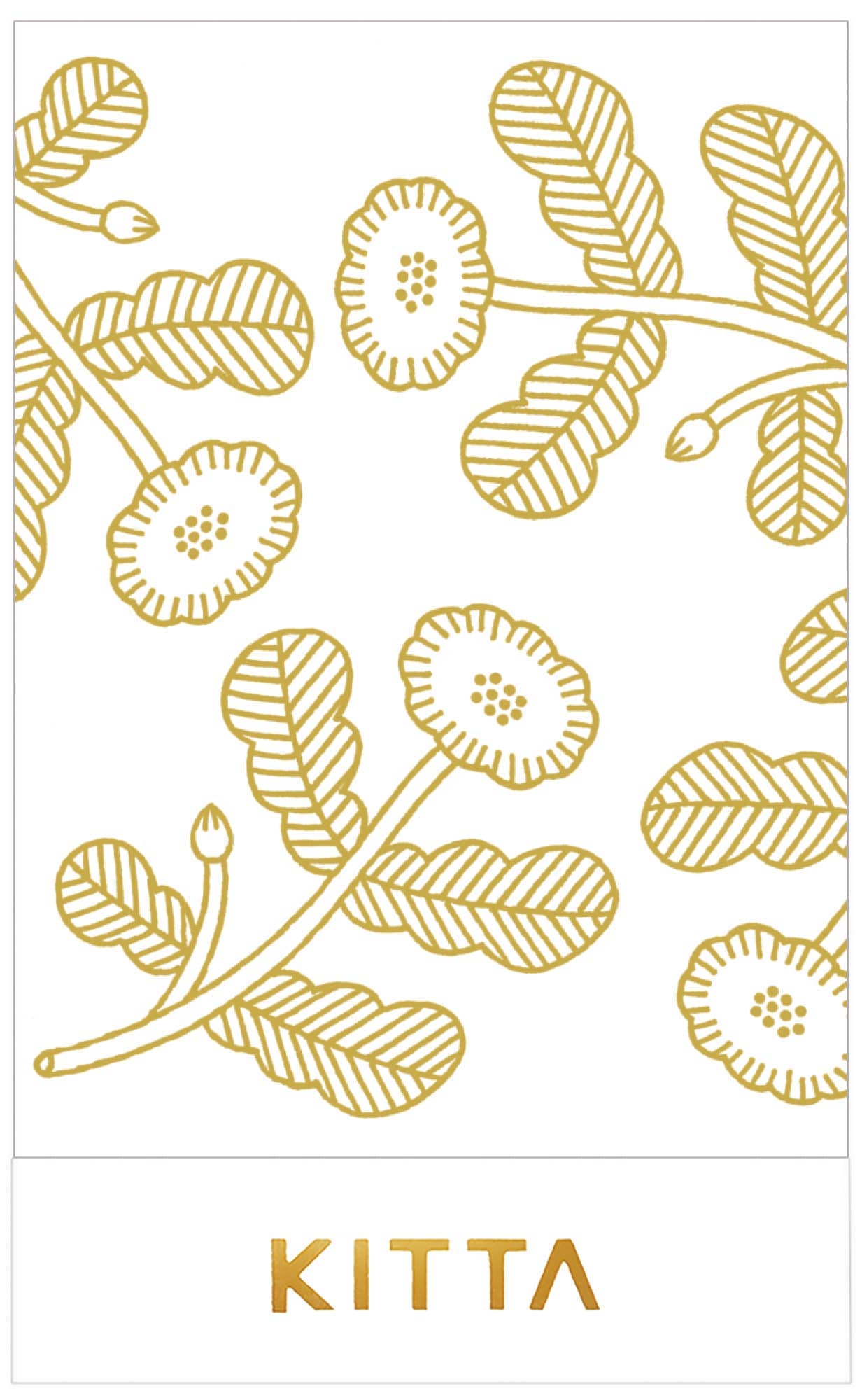 Favorite Story HITOTOKI by KING JIM KITTA Portable Washi Decorative Tape -GOLD Foil -