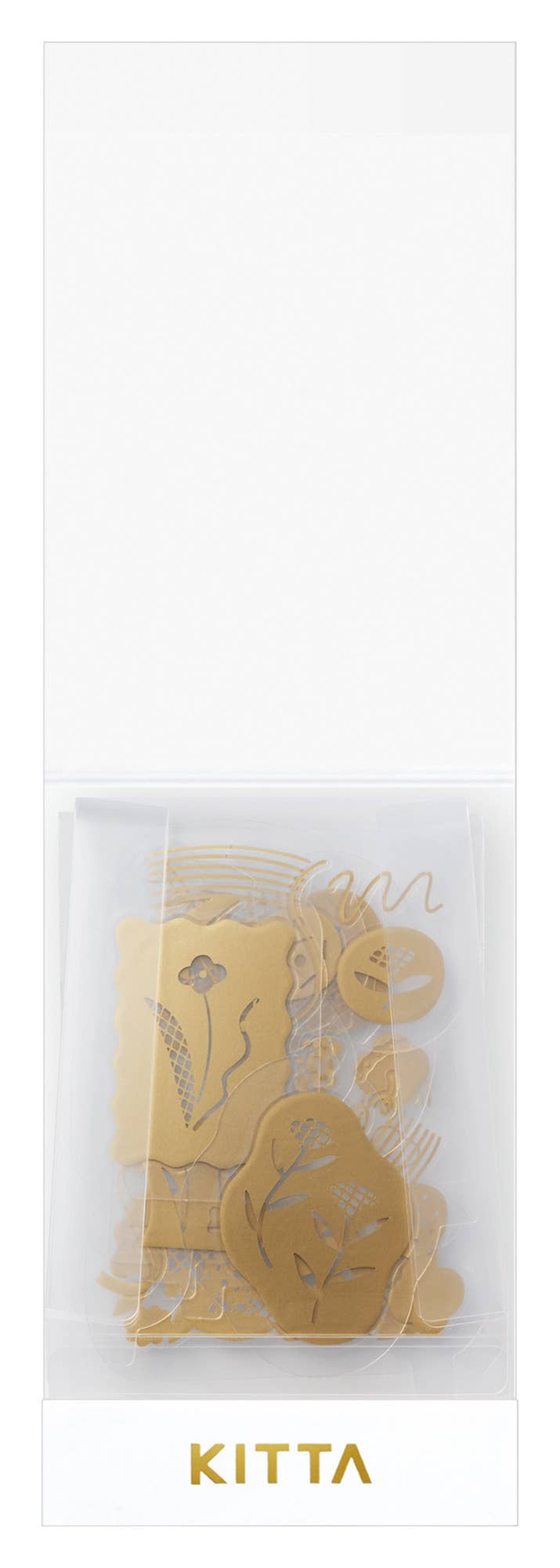 Favorite Story HITOTOKI by KING JIM KITTA Portable Washi Decorative Tape -GOLD Foil -