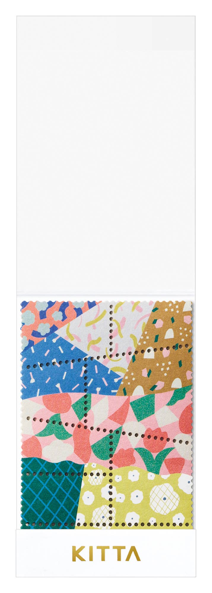 Favorite Story HITOTOKI by KING JIM -Stamp style- Patchwork KITTA Portable Washi Decorative Tape -Stamp style-