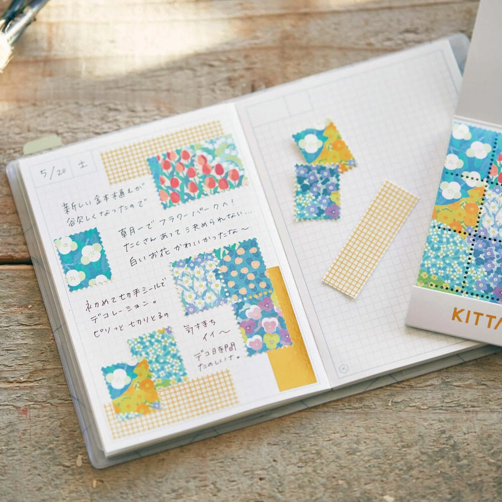 Favorite Story Washi Tape HITOTOKI by KING JIM KITTA Portable Washi Decorative Tape -Stamp style-