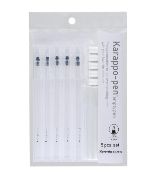 Favorite Story ProFolio 5 pens Kuretake Karappo Pen Fine Point