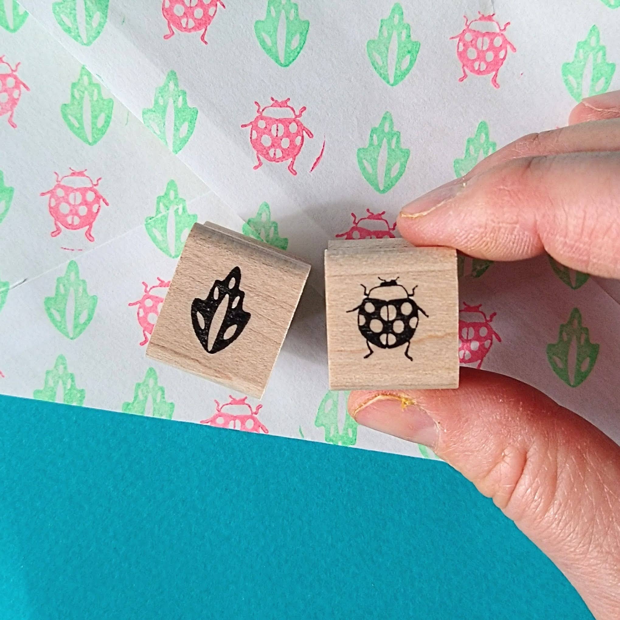 Favorite Story Peppercorn Paper Ladybug Mini Stamp