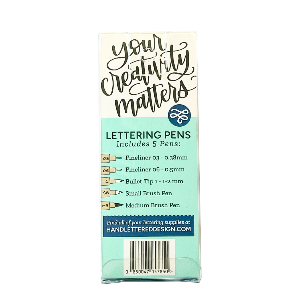 Favorite Story Hand Lettered Design Lettering Pen Starter Set