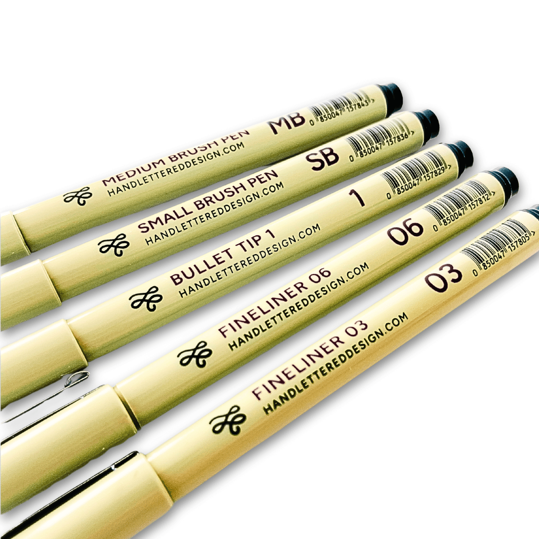 Favorite Story Hand Lettered Design Lettering Pen Starter Set