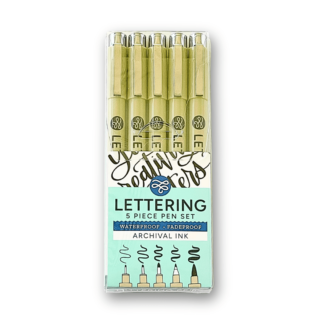 Favorite Story Hand Lettered Design Lettering Pen Starter Set