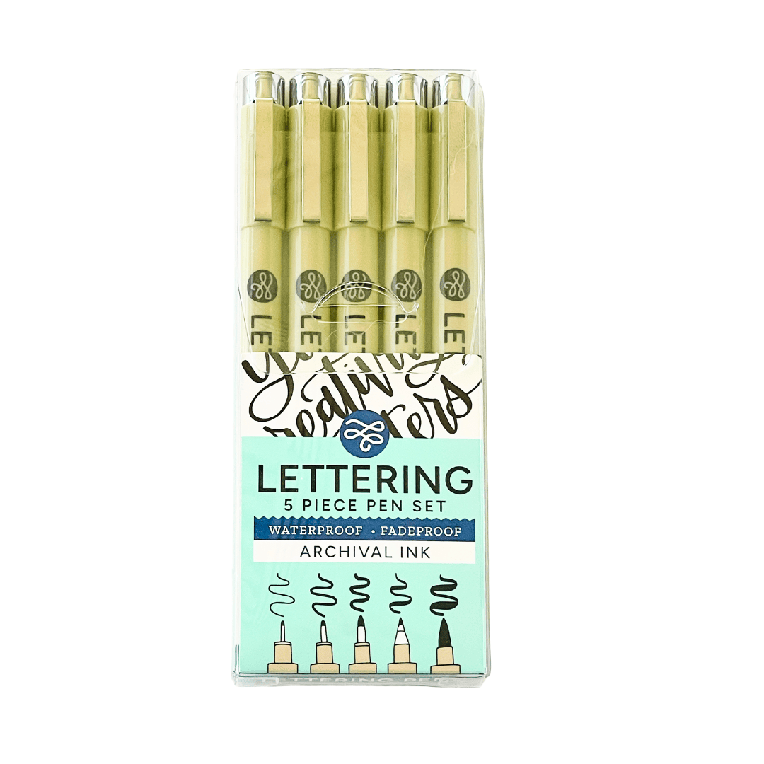 Favorite Story Hand Lettered Design Lettering Pen Starter Set