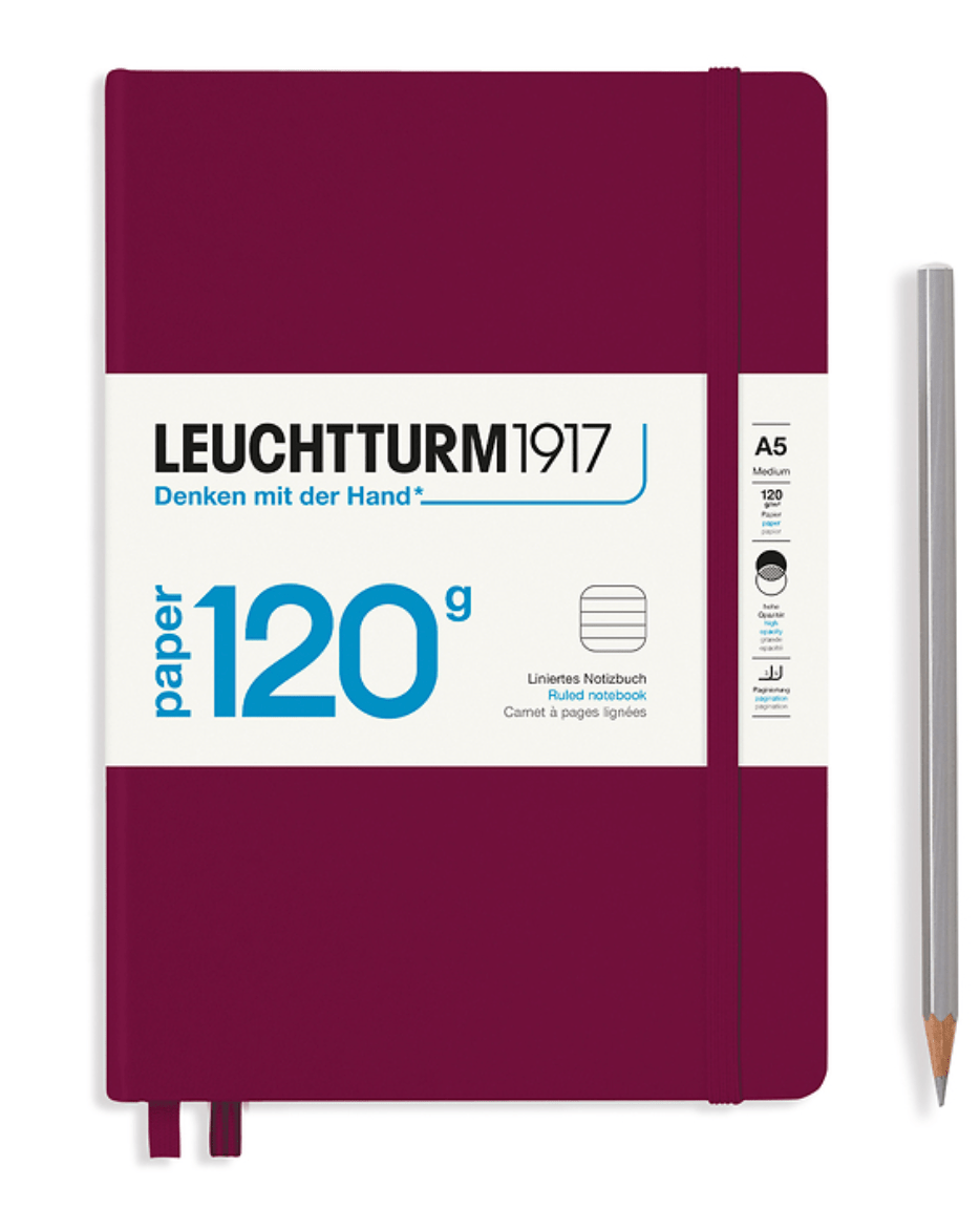 Favorite Story LEUCHTTURM1917 Ruled / Port Red / Hardcover Leuchtturm 120G Edition