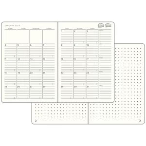Favorite Story Planner LEUCHTTURM1917 Forest Green Leuchtturm Monthly Planner with Notebook 2027, 16 Months (B5)