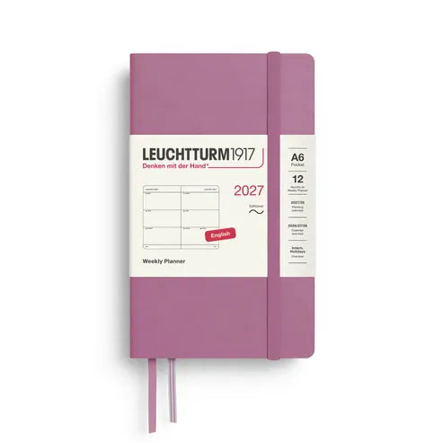 Favorite Story Planner LEUCHTTURM1917 Dusty Rose Leuchtturm Weekly Planner 2027, 12 Months (A6 size)
