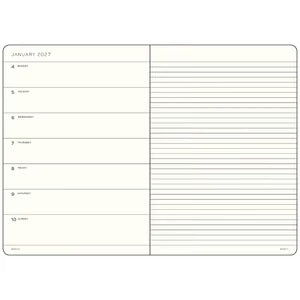 Favorite Story Planner LEUCHTTURM1917 Leuchtturm Weekly Planner & Notebook 2027, 12 Months, Ruled A5