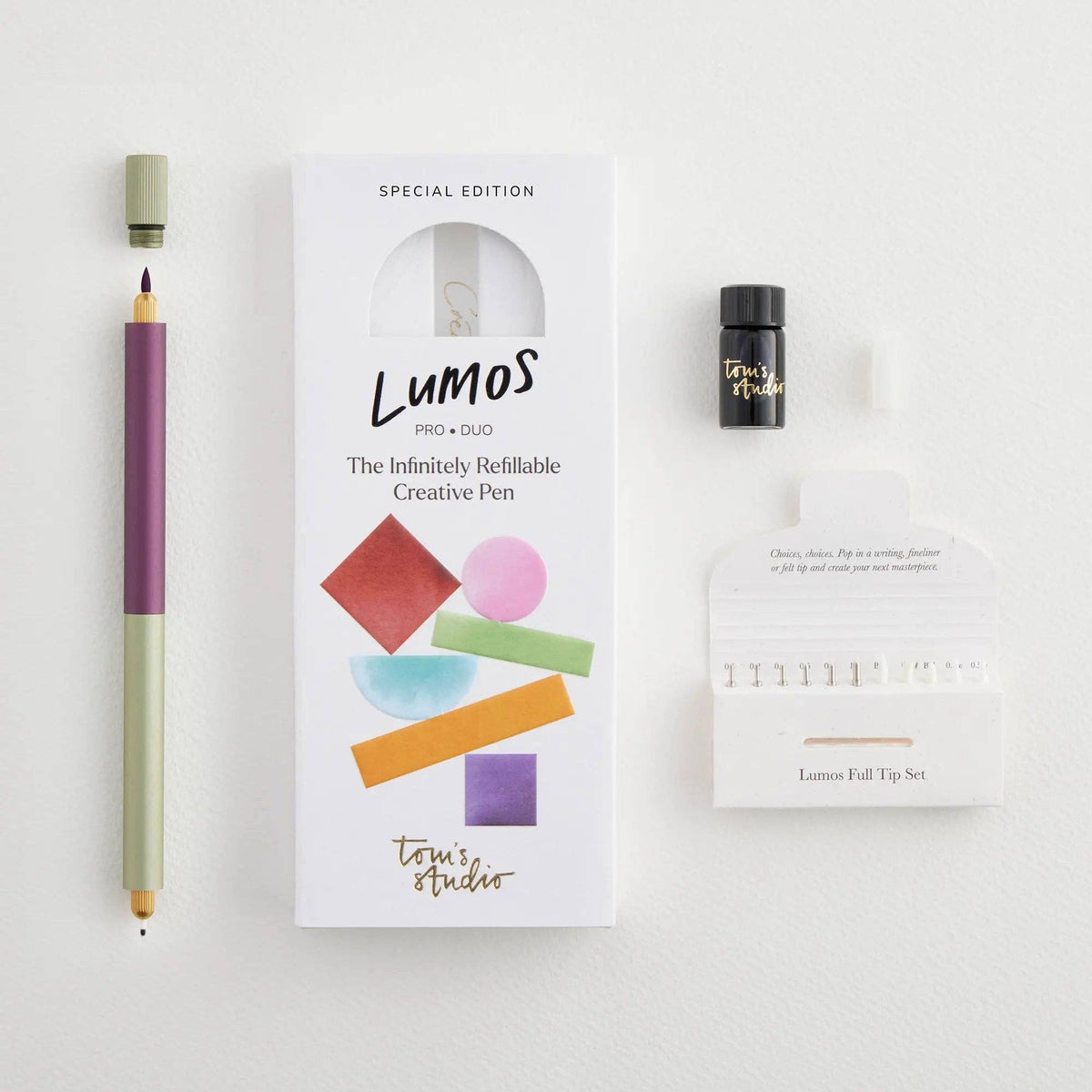 Favorite Story Tom's Studio Plum - Lichen / Duo Tip Lumos Pro - Colour Block