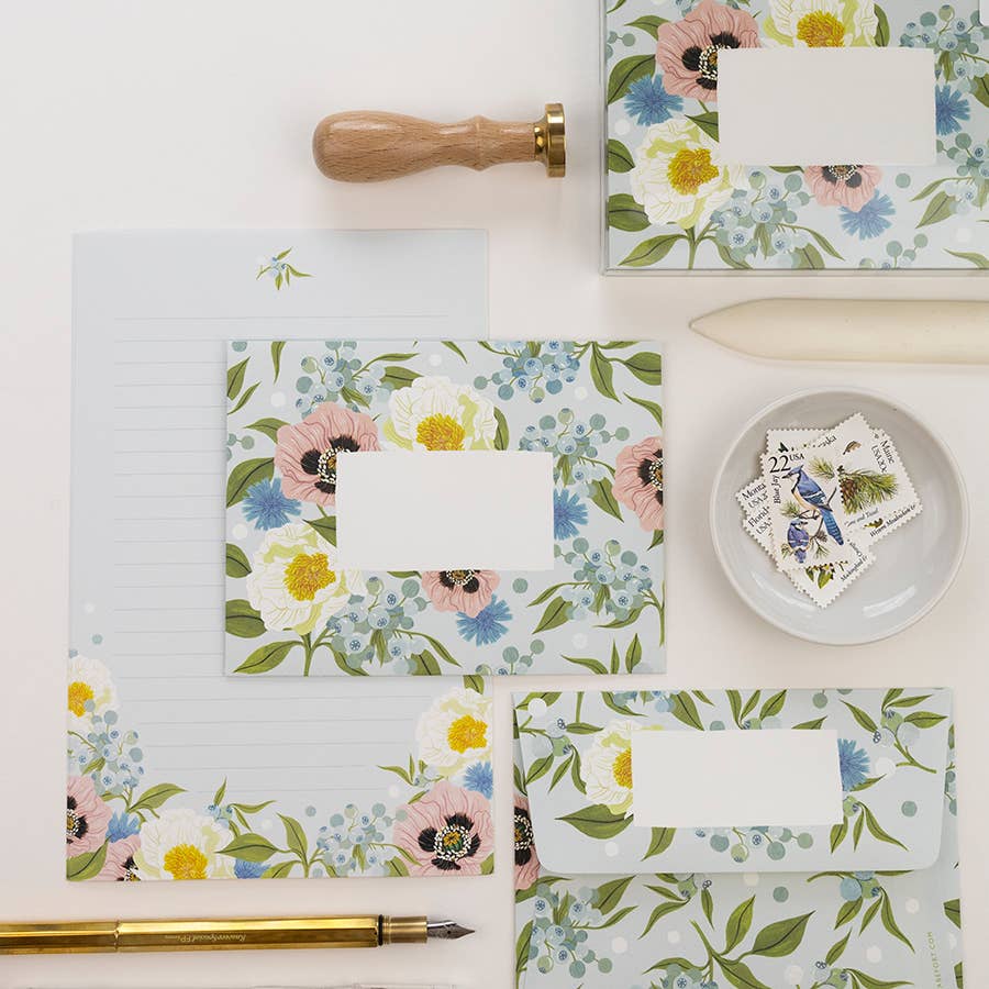 Favorite Story Botanica Paper Co. LUSH FLORA / Letter Writing Set
