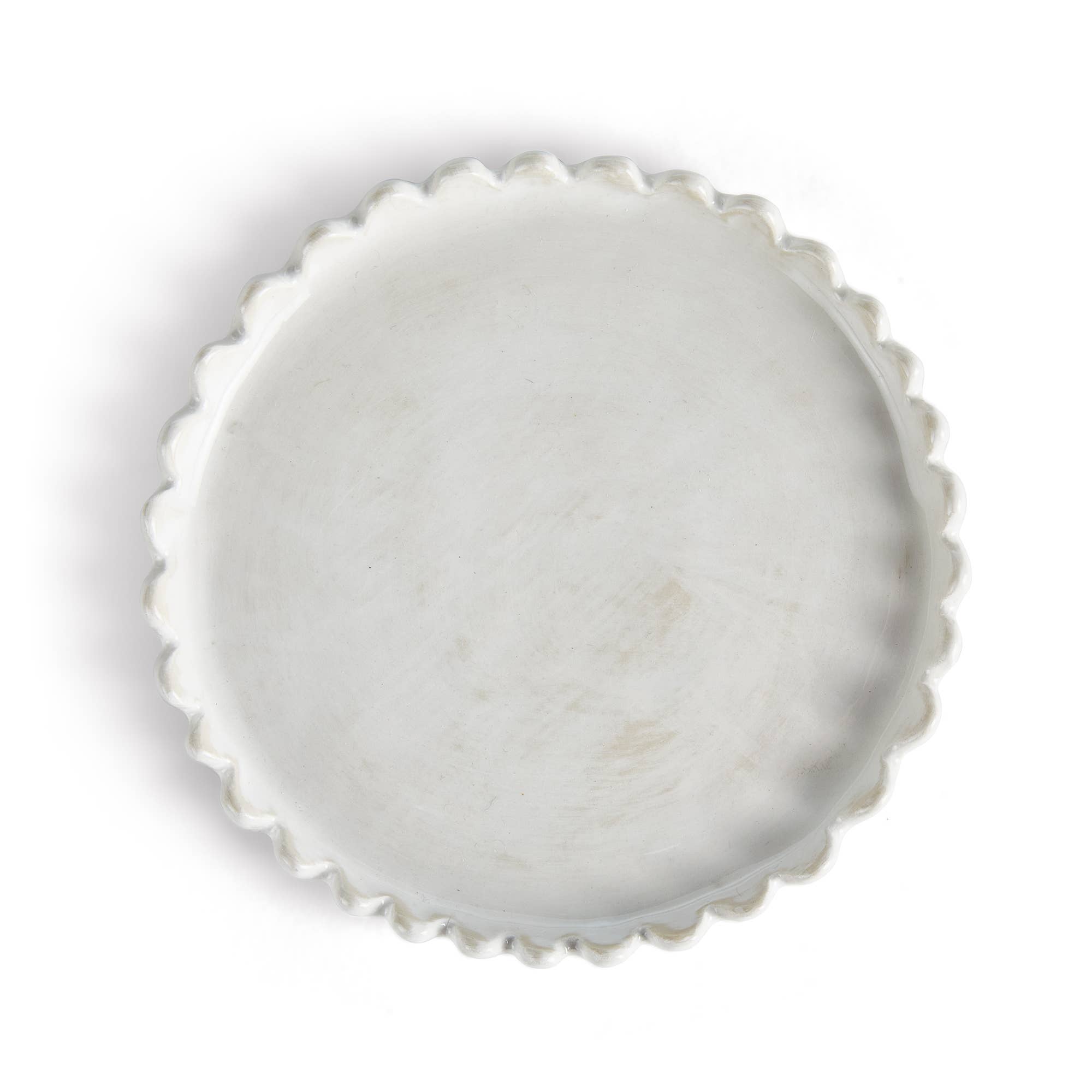 Favorite Story Napa Home & Garden Maddie Petite Round Tray, White
