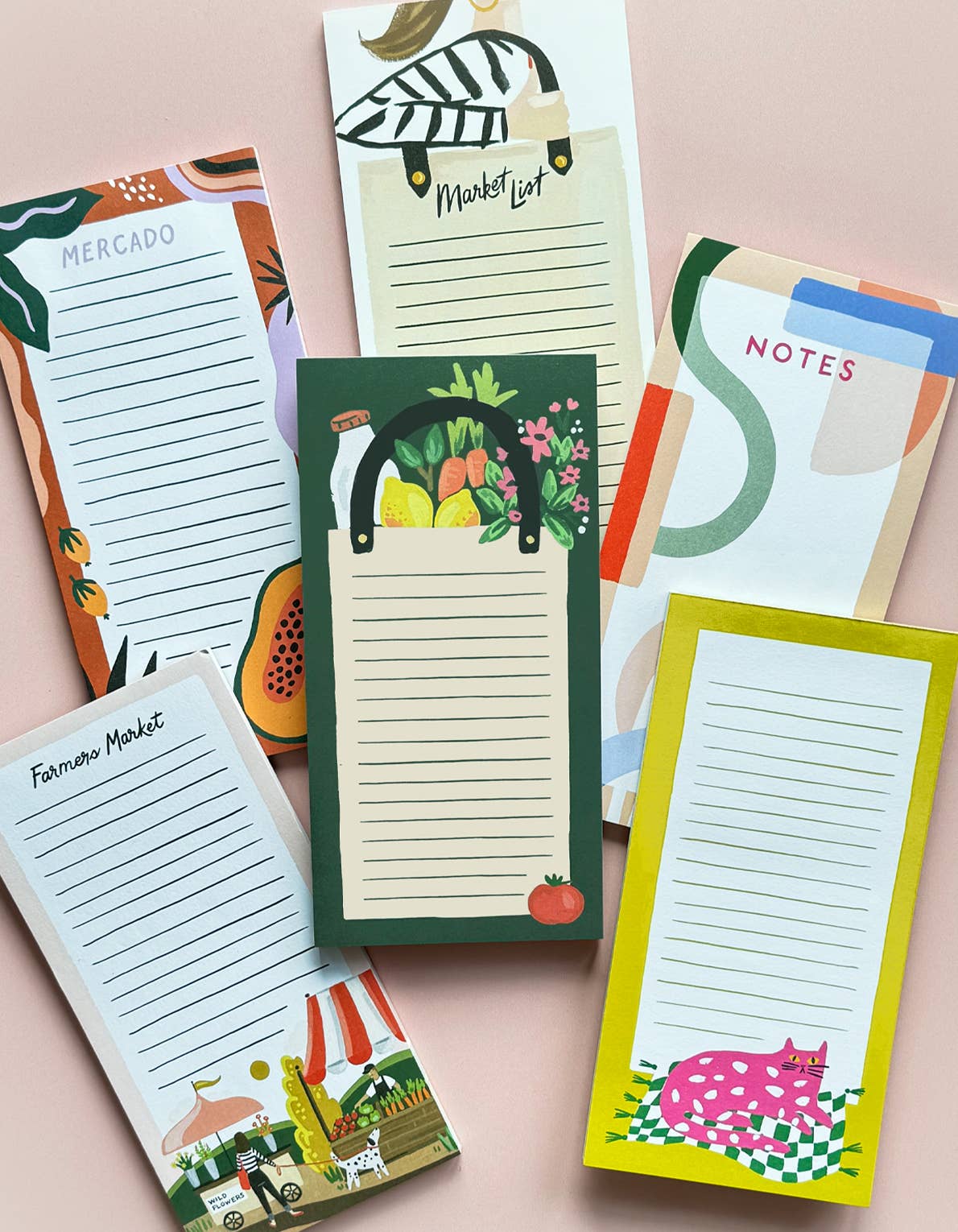Favorite Story Idlewild Co. Magnetic Market List Notepad | Grocery Bag