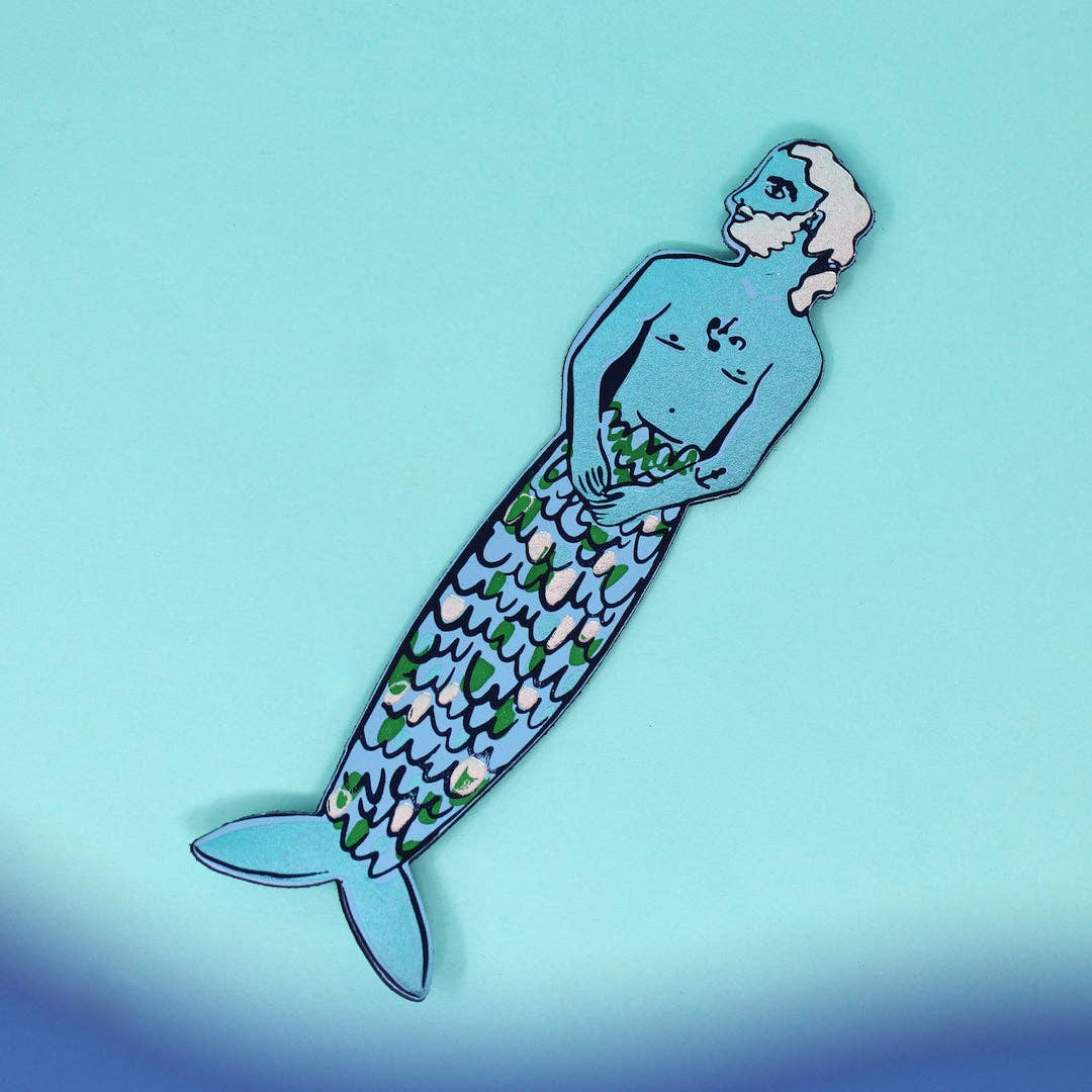 Favorite Story Ark Colour Design Lilac Mer-Man Bookmark
