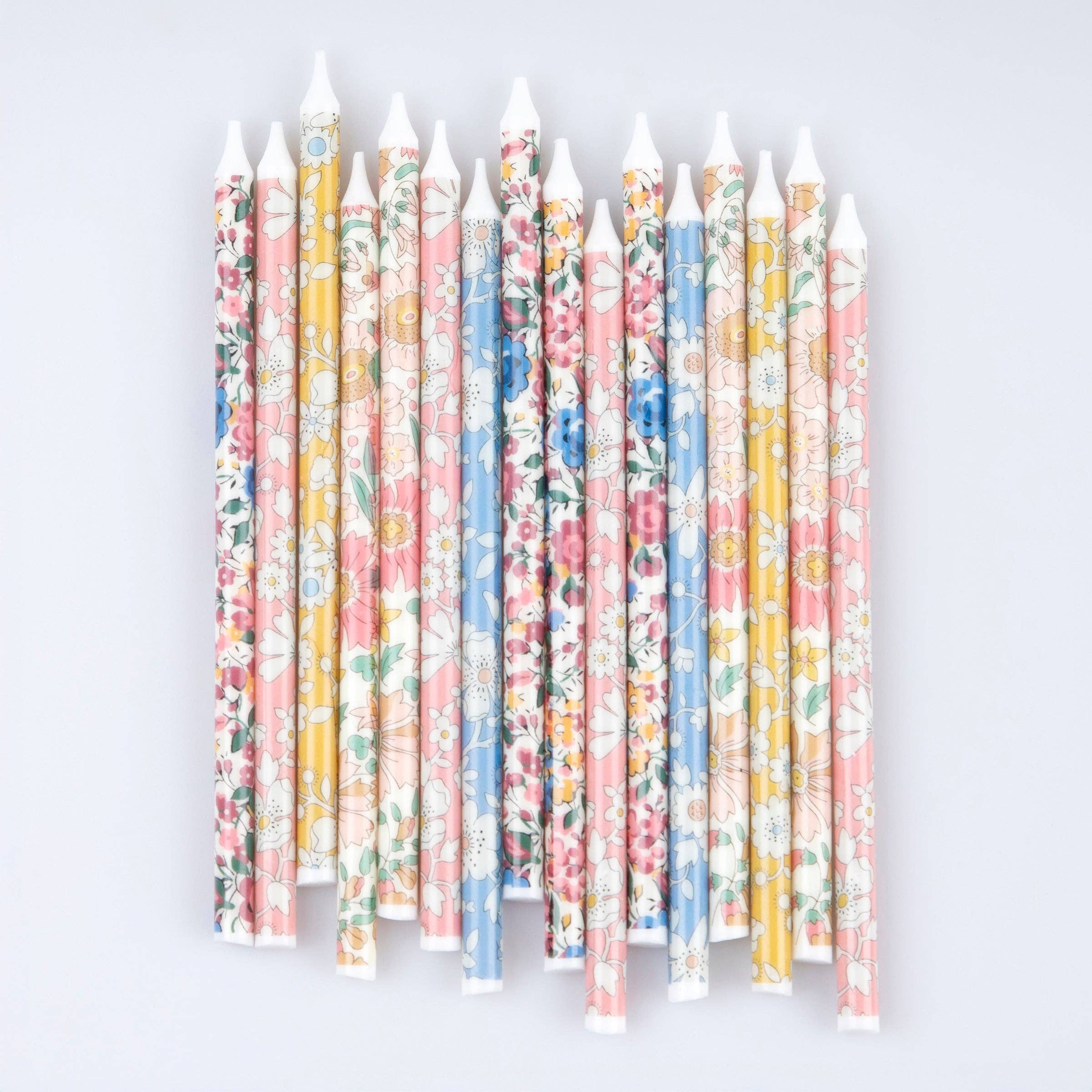 Favorite Story Meri Meri Meri Meri x Liberty Mixed Print Party Candles