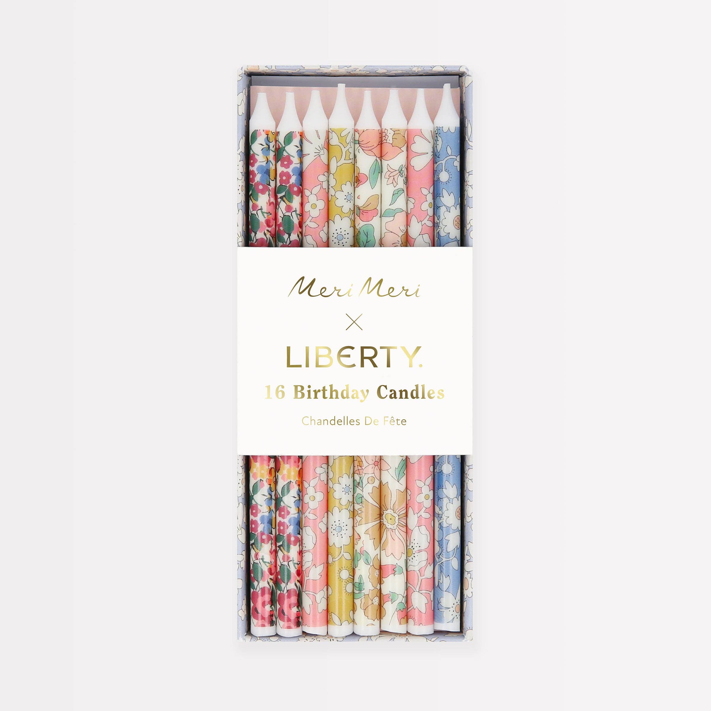 Favorite Story Meri Meri Meri Meri x Liberty Mixed Print Party Candles