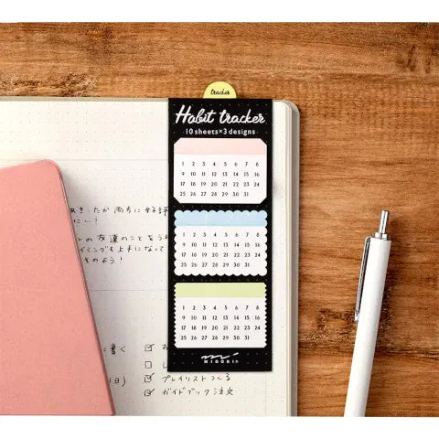Favorite Story Habit Tracker Midori Midori Habit Tracker Sticky Notes