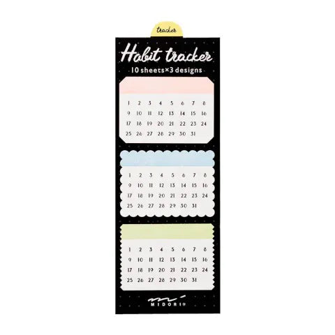Favorite Story Habit Tracker Midori Midori Habit Tracker Sticky Notes