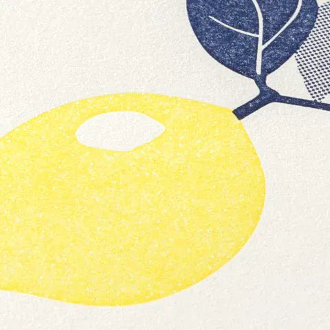 Favorite Story Midori Midori Letterpress Letter Set - Lemon