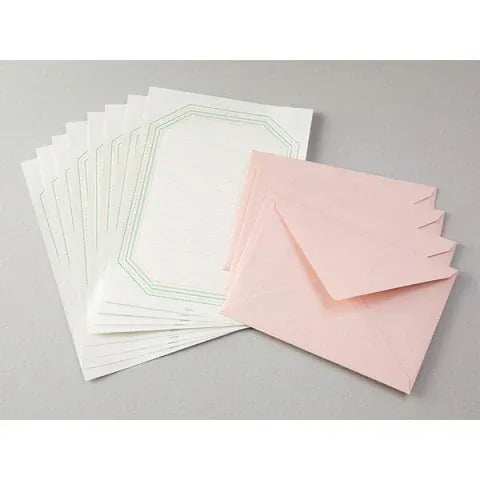 Favorite Story Midori Midori Letterpress Letter Set - Pink Frame