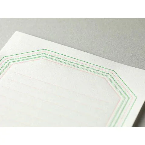 Favorite Story Midori Midori Letterpress Letter Set - Pink Frame