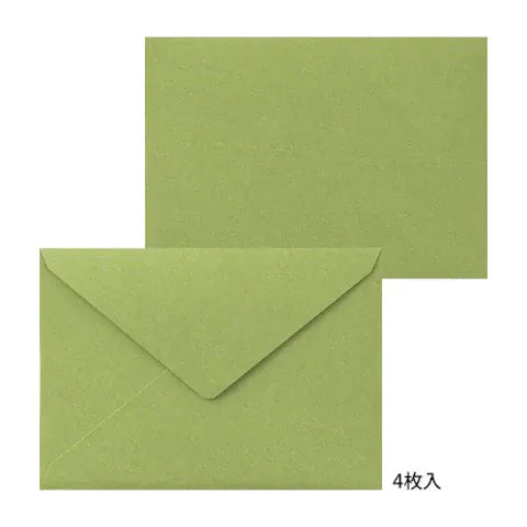 Favorite Story Midori Midori Letterpress Letter Set - Yellow Bouquet
