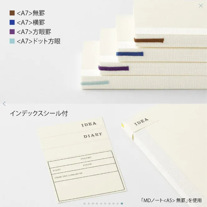 Favorite Story Notebook Midori Midori MD Notebook A6 Grid