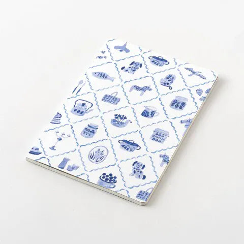 Favorite Story Notebook Midori Midori Yuru Log Notebook B6, Blue Nordic