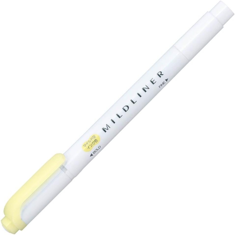 Favorite Story Highlighter Zebra mild Yellow Mildliner Highlighter