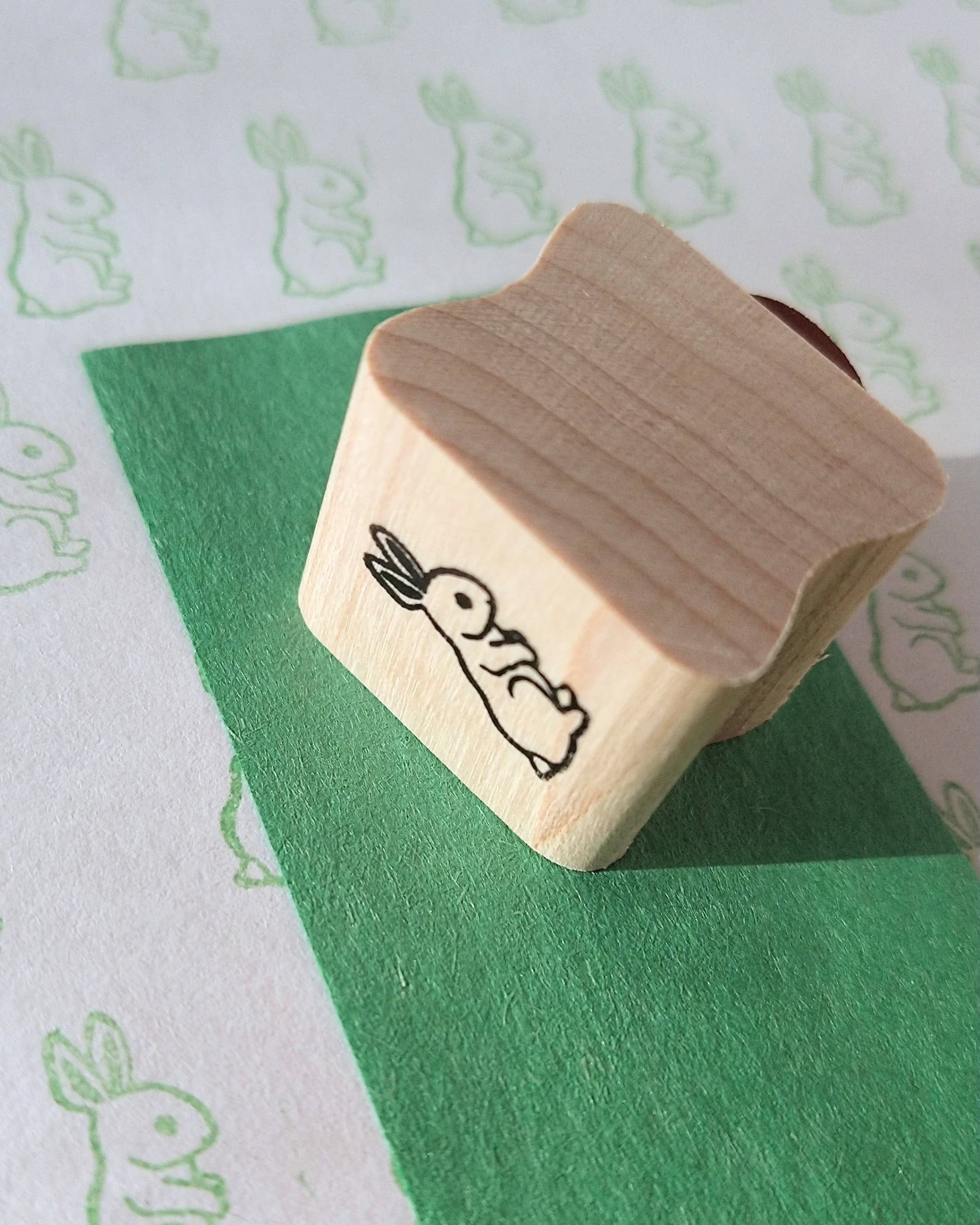 Favorite Story Peppercorn Paper Mini Bunny Rubber Stamp
